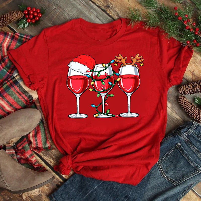 Festive Wine Tee