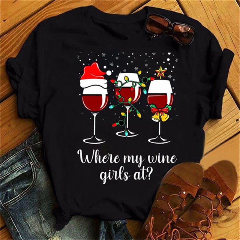 Festive Wine Tee