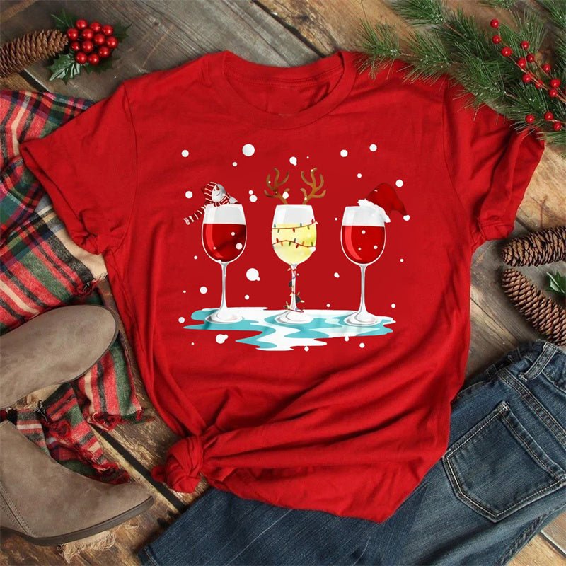 Festive Wine Tee