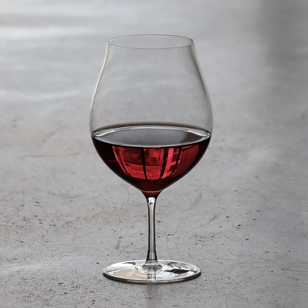 Ultra-Thin Siamese Curved Wine Glasses