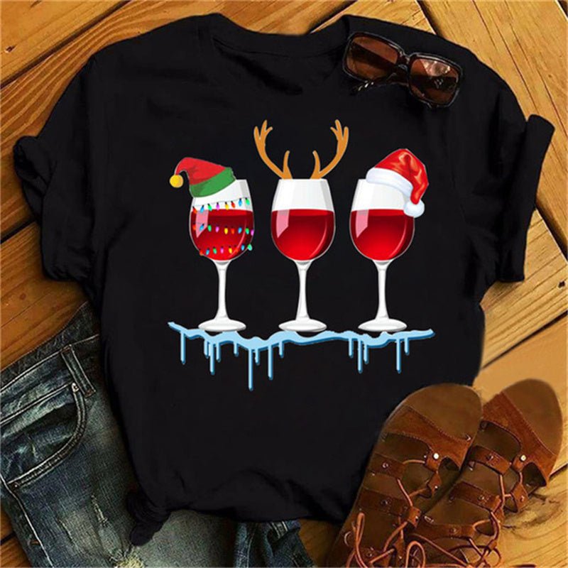 Festive Wine Tee