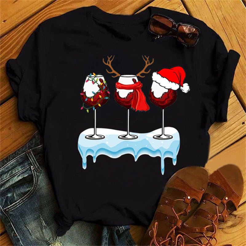 Festive Wine Tee