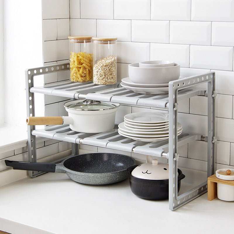 Retractable Multi-Layer Storage Rack