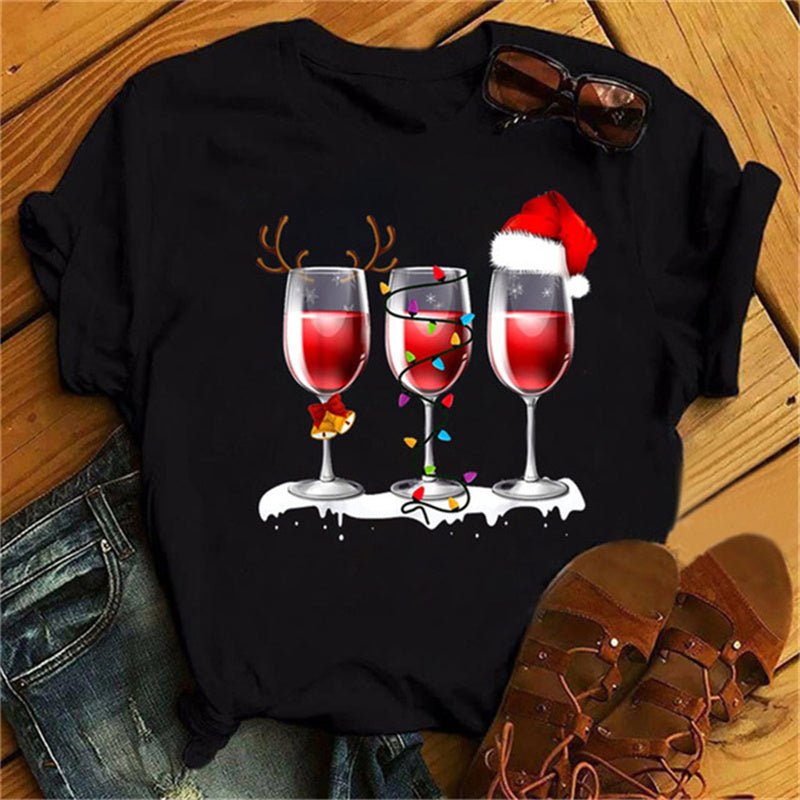 Festive Wine Tee