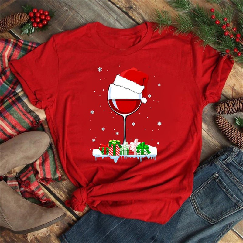 Festive Wine Tee