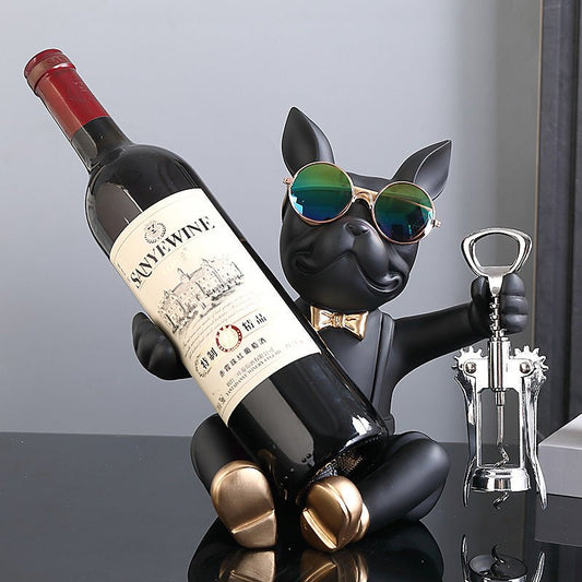 Frenchie Wine Holder